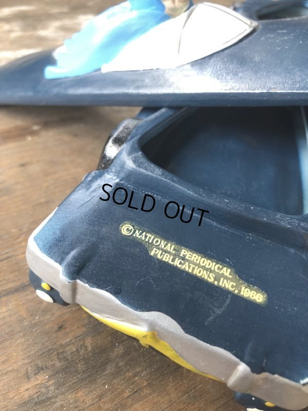 画像14: 60s Vintage BATMAN Batmobile Ceramic Lidded Candy Dish National Periodical by Lego Japan (M148) 