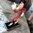 画像2: 〜50s Vintage REDDY KILOWATT Standing Business Card Holder Figure Red w/Black Stand (M168) (2)