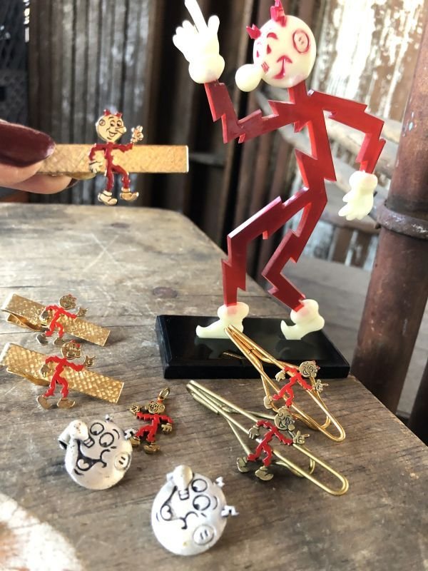 画像5: 50s〜 Vintage REDDY KILOWATT Tie Clip (M170)