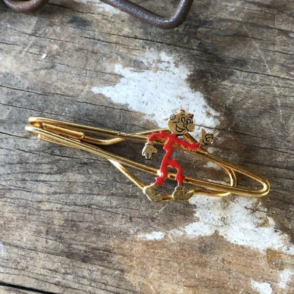 画像1: 50s〜 Vintage REDDY KILOWATT Tie Clip (M174)