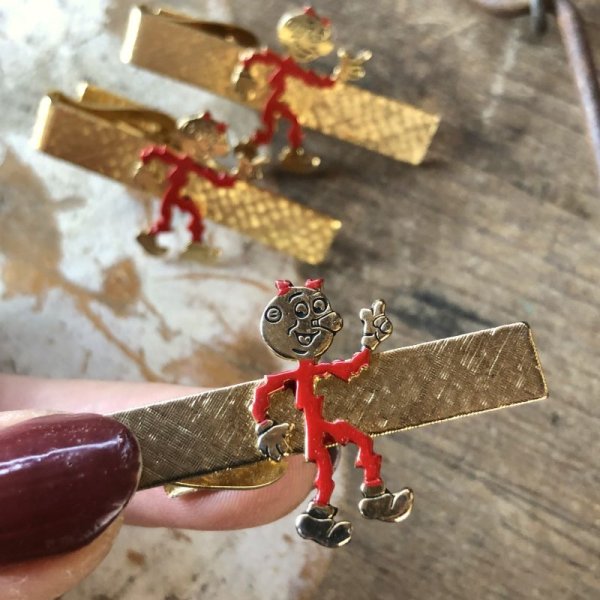 画像4: 50s〜 Vintage REDDY KILOWATT Tie Clip (M170)