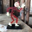 画像3: 〜50s Vintage REDDY KILOWATT Standing Business Card Holder Figure Red w/Black Stand (M168)