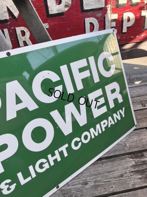 画像6: Vintage Reddy Kilowatt Pacific Power and Light Company Porcelain Sign (M177) 