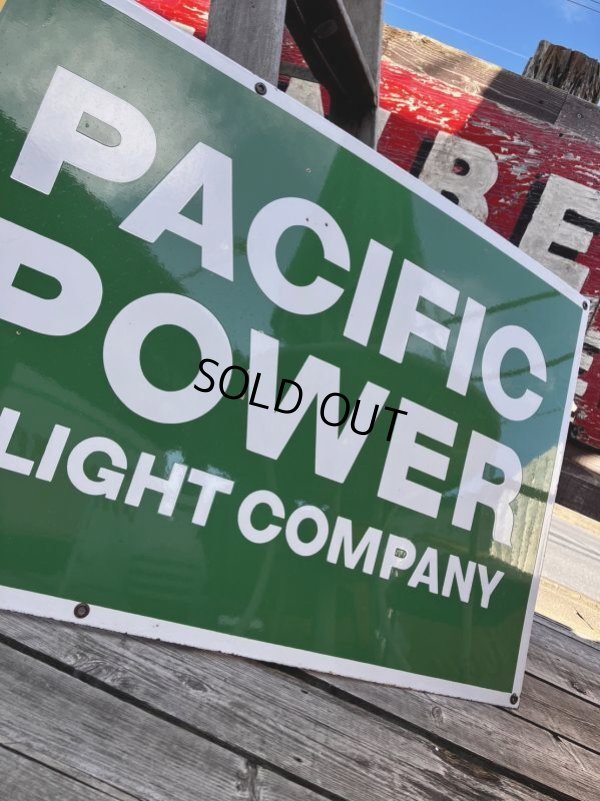 画像7: Vintage Reddy Kilowatt Pacific Power and Light Company Porcelain Sign (M177) 