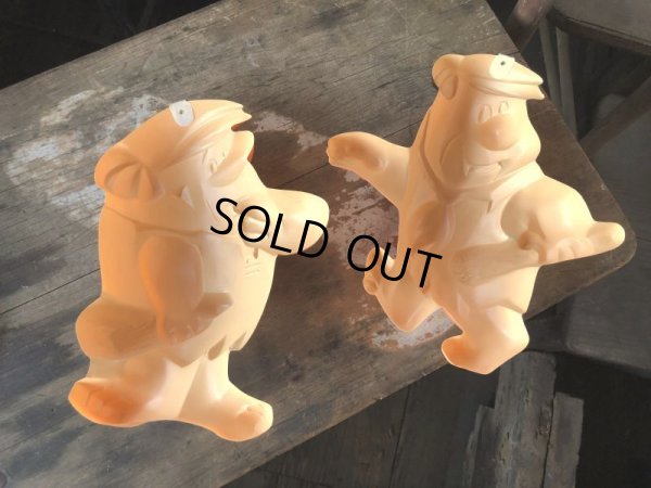 画像7: Vintage Flintstone Fred & Barney Wall Hanging Decor (M179) 