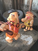 Vintage Flintstone Fred & Barney Wall Hanging Decor (M179) 