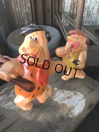 Vintage Flintstone Fred & Barney Wall Hanging Decor (M179) 