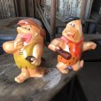 画像11: Vintage Flintstone Fred & Barney Wall Hanging Decor (M179) 