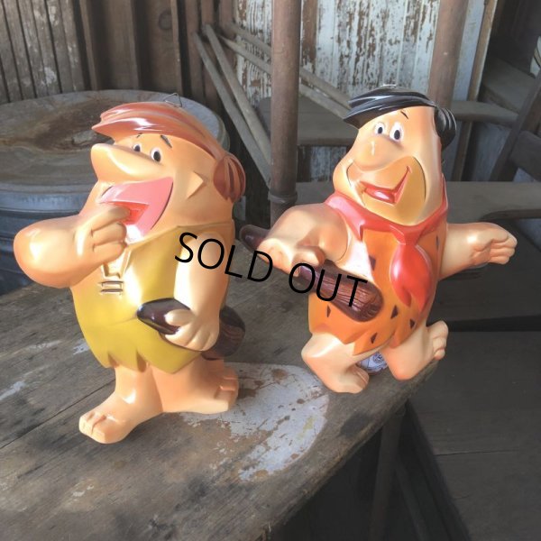 画像11: Vintage Flintstone Fred & Barney Wall Hanging Decor (M179) 