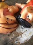 画像9: Vintage Flintstone Fred & Barney Wall Hanging Decor (M179) 