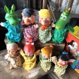 画像5: 60s Scheithauer Hanna Barbera The Flintstones Hand Puppets Set of 8 w/Original Box (M180) 