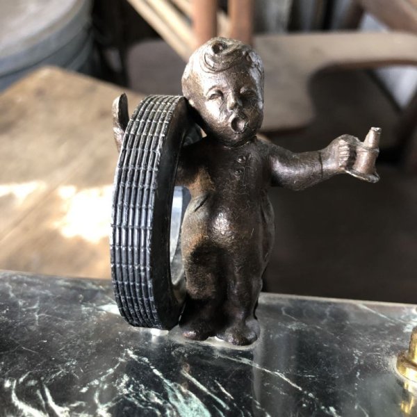 画像11: Rare! 50s Vintage Fisk Tires Advertising Desk Double Pen Holder Hard to Find!!! (M189)
