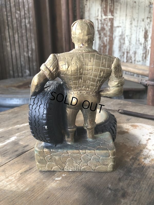 画像5: 60s Sears Roebuck MR.ALLSTATE Load Rated Truck Tires Plaster Ashtray (M190)