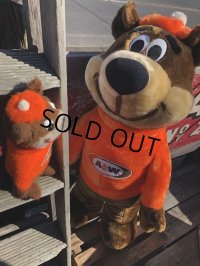 80s Vintage A&W Root Beer Rooty Bear Jumbo Size Plush Doll 95cm (M191)