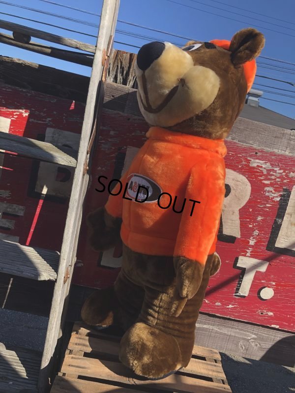 画像17: 80s Vintage A&W Root Beer Rooty Bear Jumbo Size Plush Doll 95cm (M191)