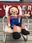 画像1: 70s Vintage Raggedy Ann & Andy Rug Doll / Big Andy 100cm (M199)  (1)