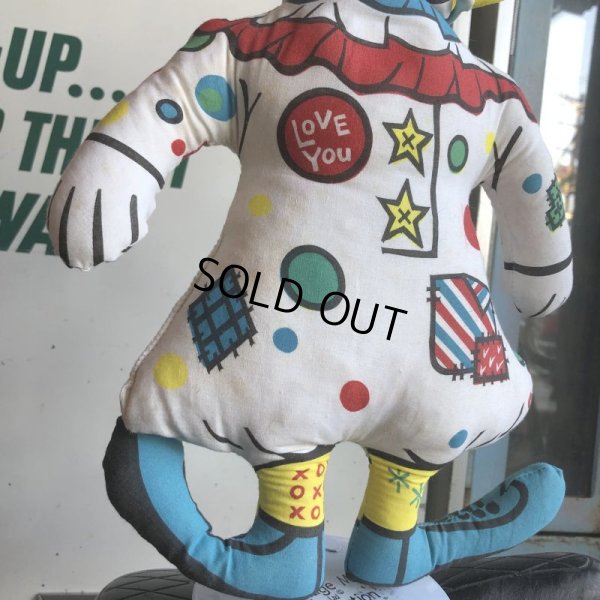 画像4: Vintage Pillow Cloth Doll Clown (M197)