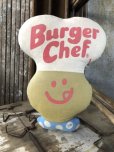 画像1: 70s Vintage Pillow Cloth Doll Burger Chef (M194) (1)