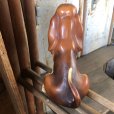 画像3: Vintage Basset Hound Plastic Statue (M196)