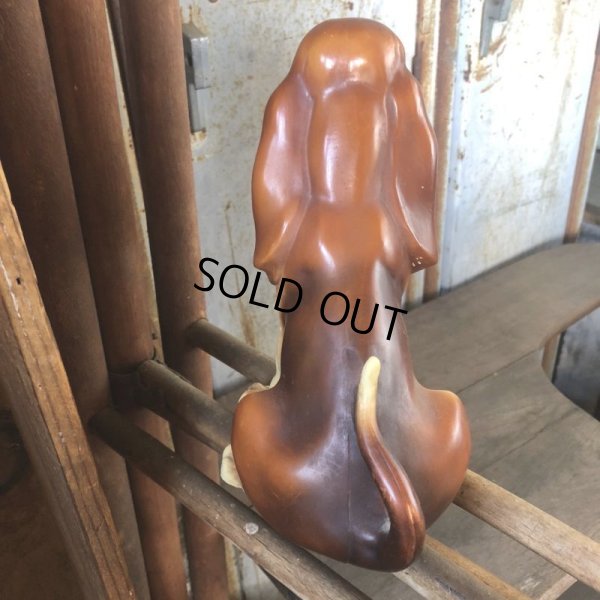 画像3: Vintage Basset Hound Plastic Statue (M196)