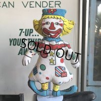 Vintage Pillow Cloth Doll Clown (M197)