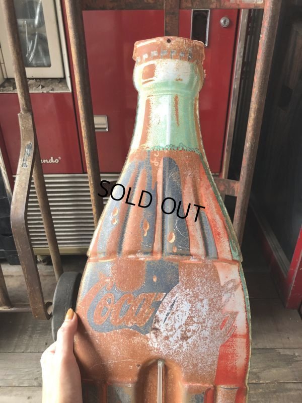 画像13: Vintage Coca Cola Advertising 29' Tall Large Size Thermometer (M200)