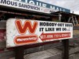 画像2: 【店舗引き取り限定】 Vintage Advertising Wienerschnitzel Hot Dogs Store Display Wooden Sign (M201)  (2)