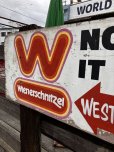 画像9: 【店舗引き取り限定】 Vintage Advertising Wienerschnitzel Hot Dogs Store Display Wooden Sign (M201) 