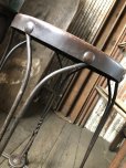 画像17: 1900s Antique ROYAL M.M CO CHICAGO Ice Cream Parlor Stool Twisted Iron Legs (M203) 