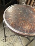 画像9: 1900s Antique ROYAL M.M CO CHICAGO Ice Cream Parlor Stool Twisted Iron Legs (M203) 