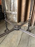 画像12: 1900s Antique ROYAL M.M CO CHICAGO Ice Cream Parlor Stool Twisted Iron Legs (M203) 