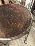 画像8: 1900s Antique ROYAL M.M CO CHICAGO Ice Cream Parlor Stool Twisted Iron Legs (M203) 