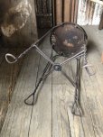 画像5: 1900s Antique ROYAL M.M CO CHICAGO Ice Cream Parlor Stool Twisted Iron Legs (M203) 