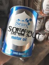 Vintage SEARS Quart Oil can (M205) 