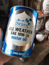 Vintage SEARS Quart Oil can (M205) 