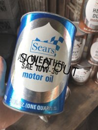 Vintage SEARS Quart Oil can (M205) 