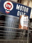 画像16: Vintage RPM Motor Oil Double Sided Mount Display Rack (M204) 