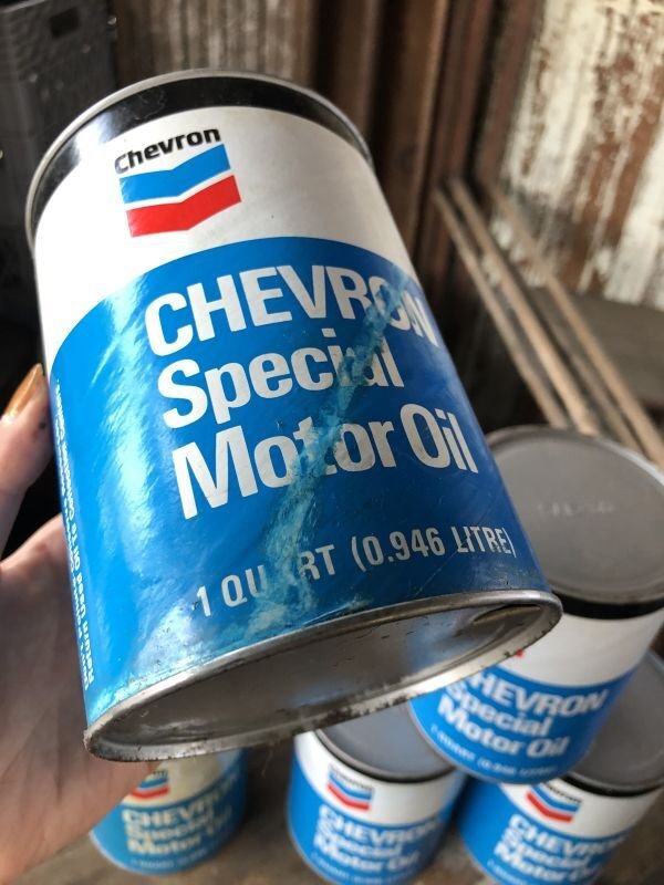 画像2: Vintage CHEVRON Quart Oil can (M206) 
