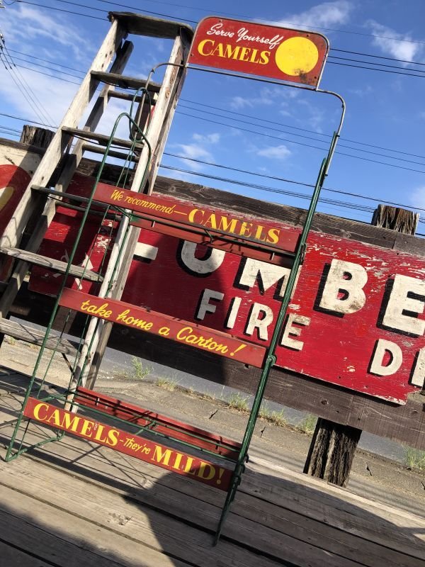 画像12: Vintage Advertising Camel Cigarettes Store Display Shelf Rack Sign (M205) 