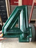 Vintage USA Original Movie Theatre Marquee Letter Signs “ 4 ”  (M256) 