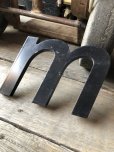 画像2: Vintage Advertising Store Display Letters Sign “ m ”  (M221)  (2)