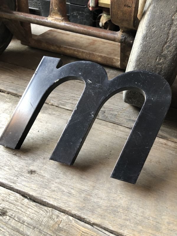 画像2: Vintage Advertising Store Display Letters Sign “ m ”  (M221) 