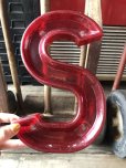 画像1: Vintage USA Original Movie Theatre Marquee Letter Signs “ S ”  (M250)  (1)