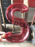 Vintage USA Original Movie Theatre Marquee Letter Signs “ S ”  (M250) 