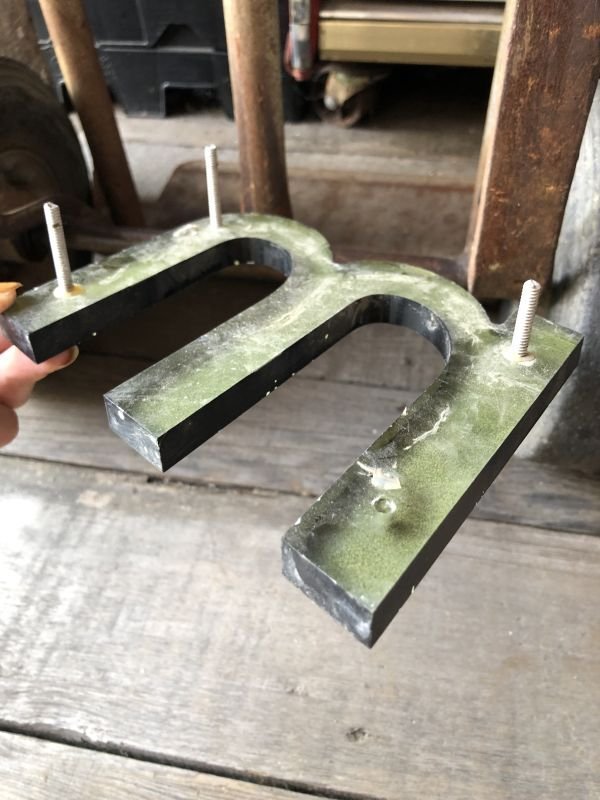 画像5: Vintage Advertising Store Display Letters Sign “ m ”  (M221)