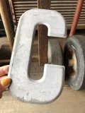 Vintage USA Original Movie Theatre Marquee Letter Signs “ C”  (M234) 