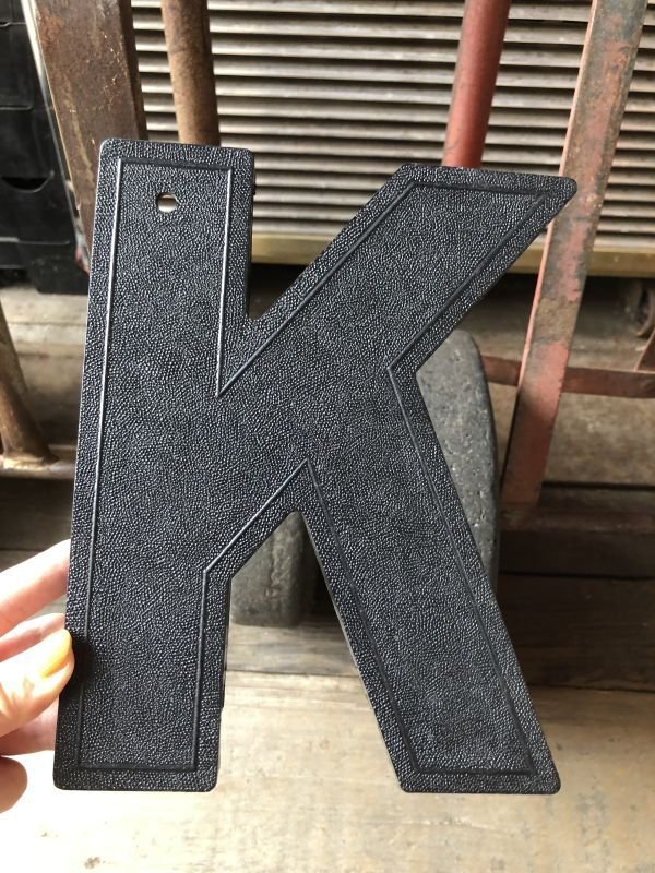 画像1: Vintage USA Original Movie Theatre Marquee Letter Signs “ K ”  (M244) 