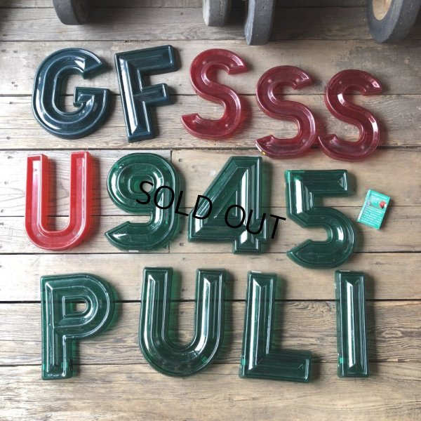 画像7: Vintage USA Original Movie Theatre Marquee Letter Signs “ I 1 ”  (M259) 