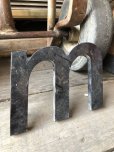 画像2: Vintage Advertising Store Display Letters Sign “ m ”  (M220)  (2)