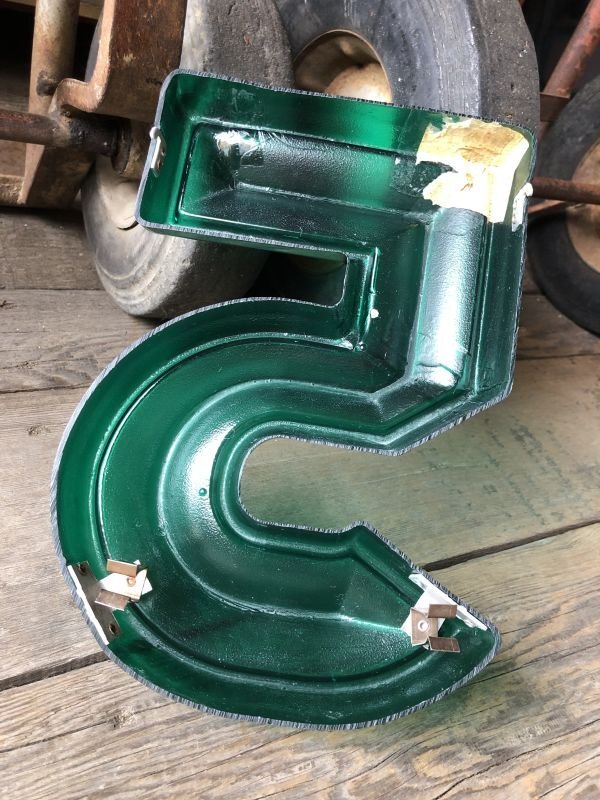 画像3: Vintage USA Original Movie Theatre Marquee Letter Signs “ 5 ”  (M257)